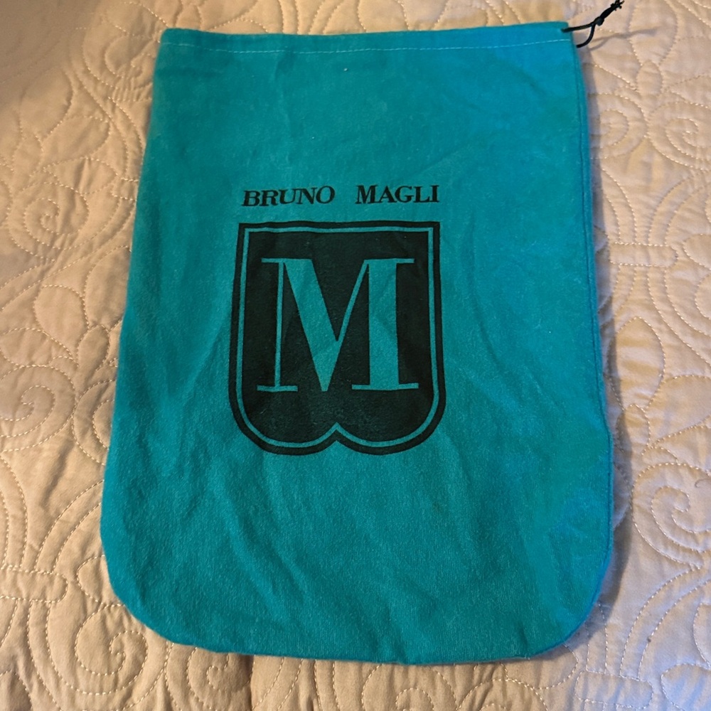 Bruno Magli Turquoise Shoe Bag